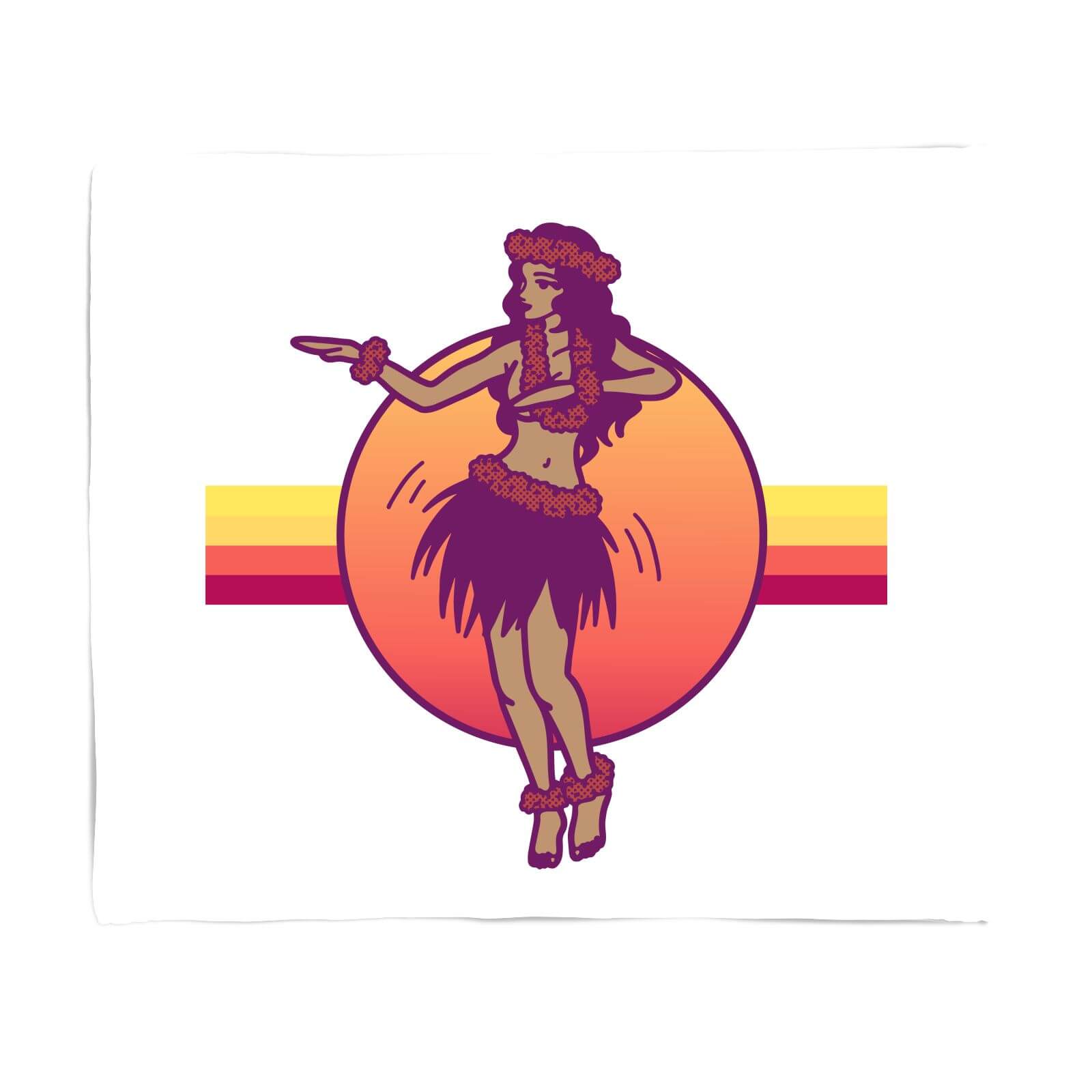 Hula Dance Fleece Blanket