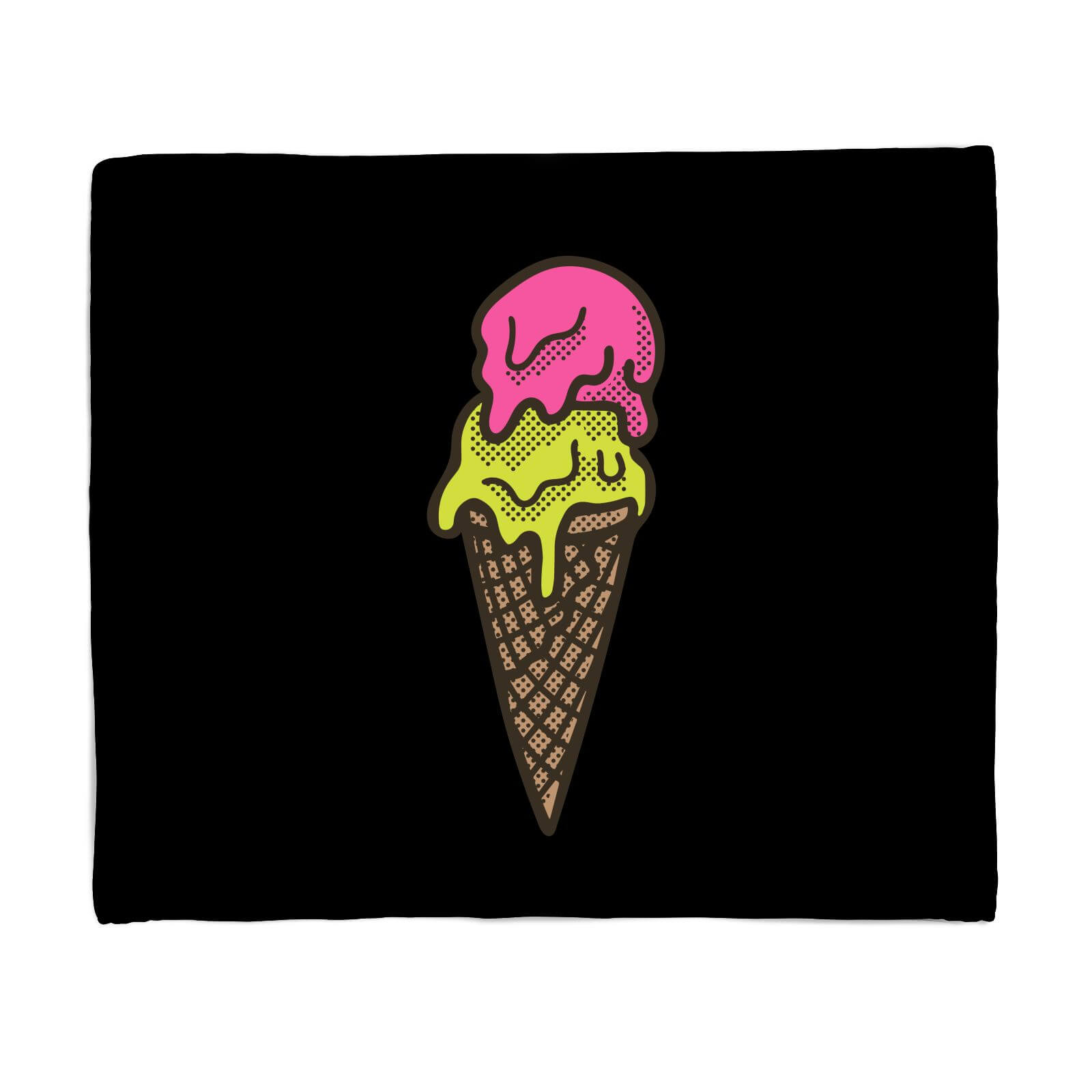 Ice Cream Fleece Blanket