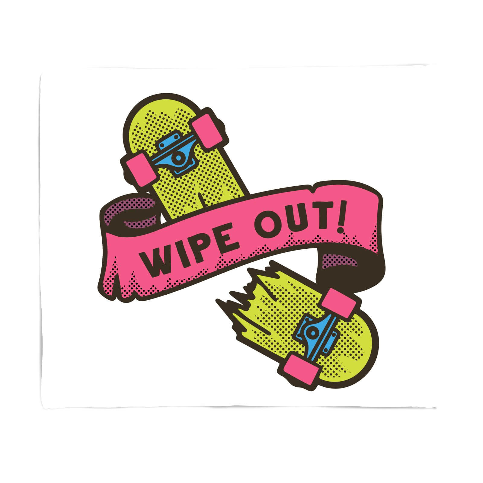 Wipe Out! Fleece Blanket