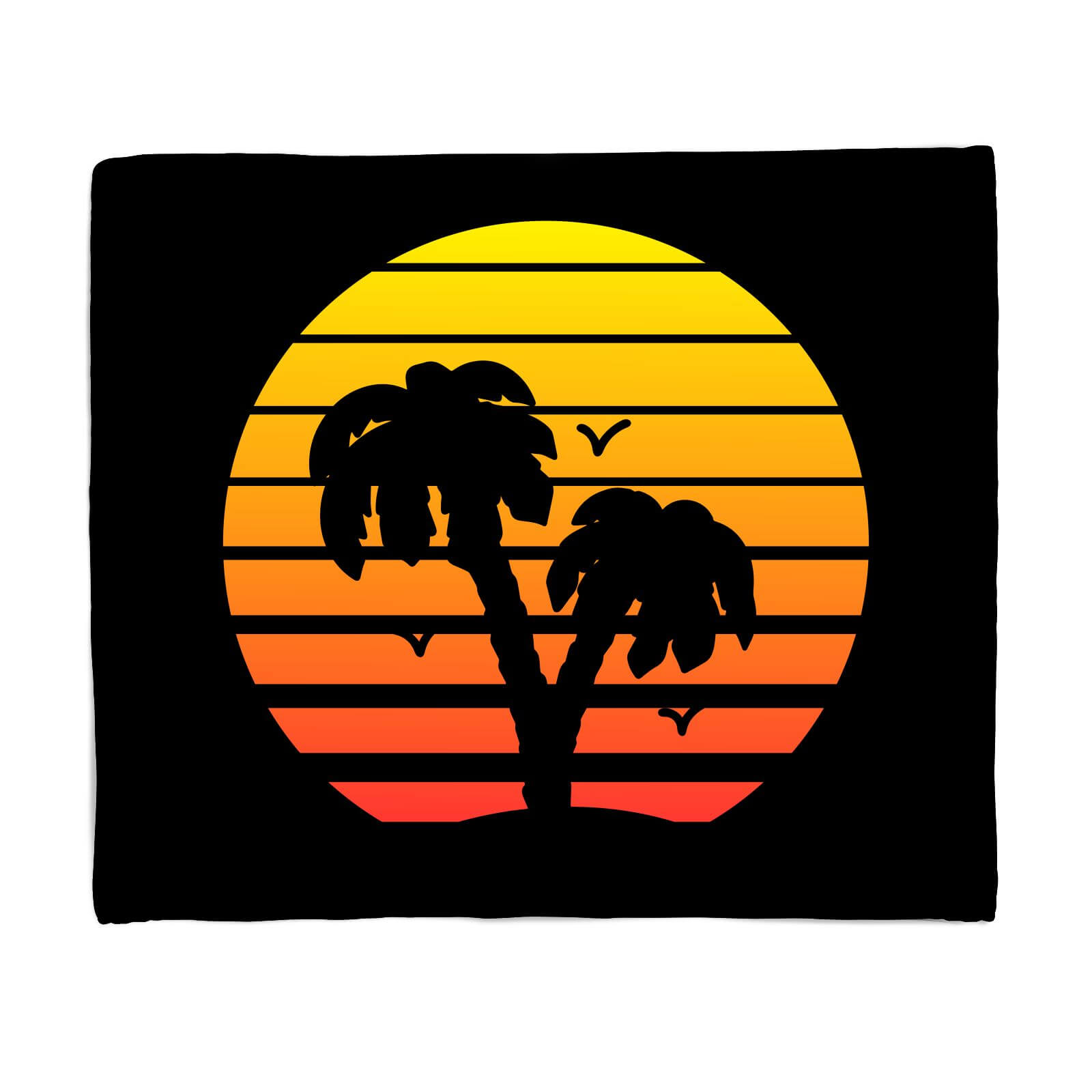 Summer Sunset Fleece Blanket