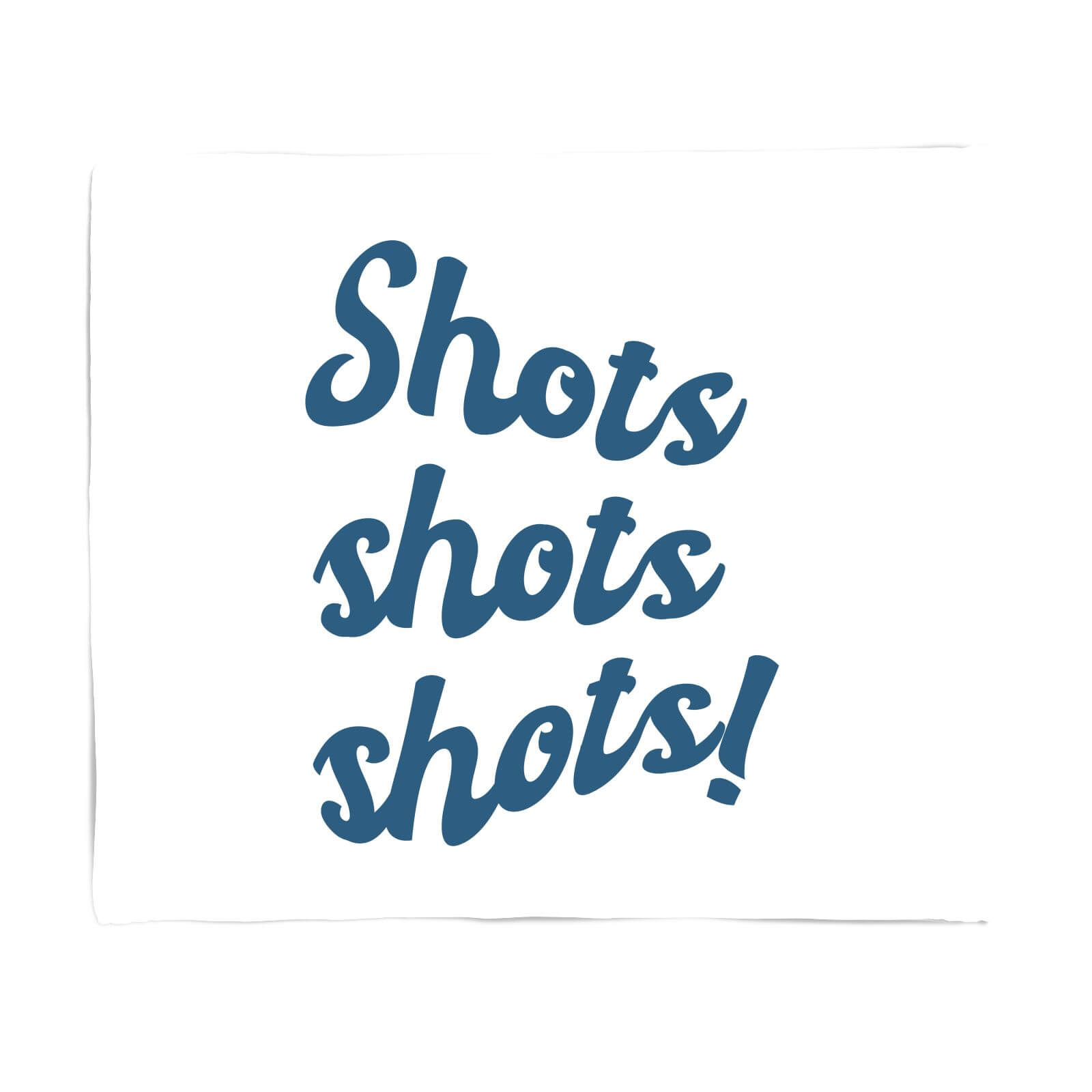 Shots Shots Shots! Fleece Blanket