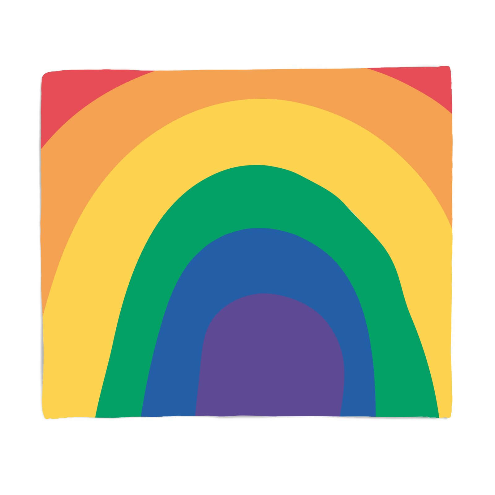 Close Up Rainbow Fleece Blanket