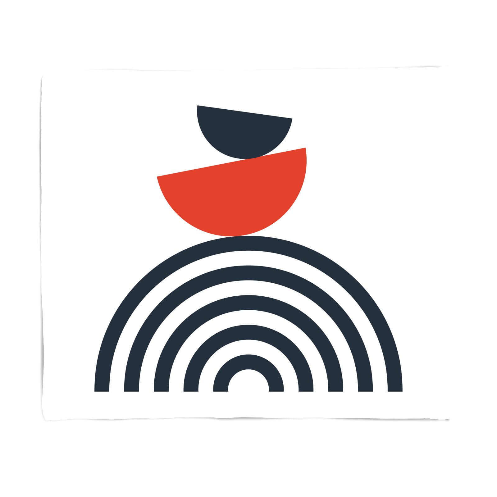 Rainbow Balancing Act Fleece Blanket