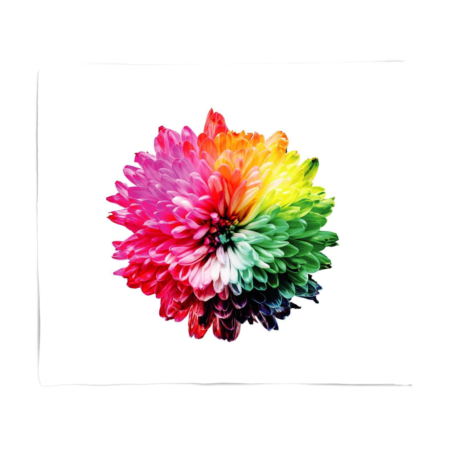 Fluro Flower Fleece Blanket
