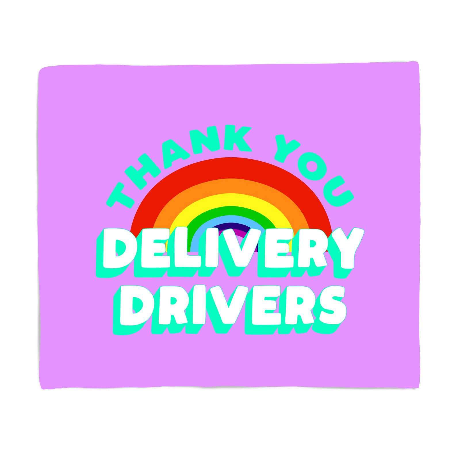 Thank You Delivery Drivers Fleece Blanket
