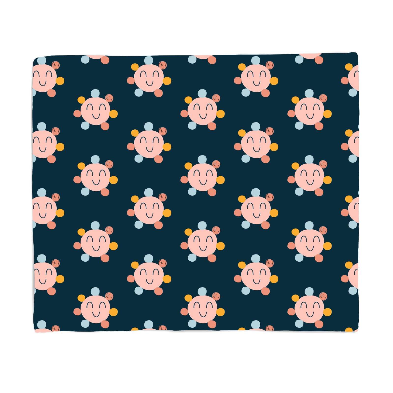 Sunny Dark Fleece Blanket