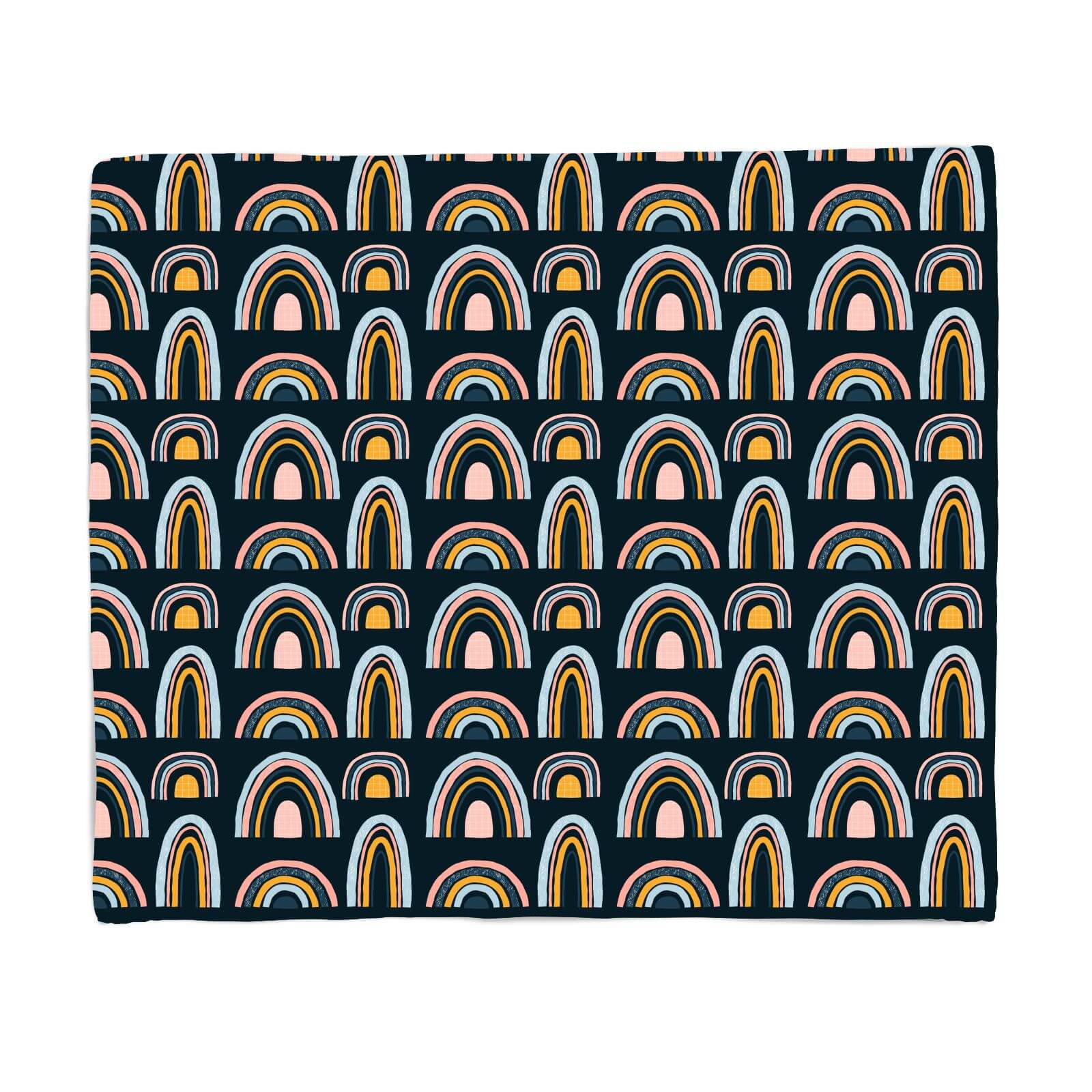 Rainbow Moody Fleece Blanket