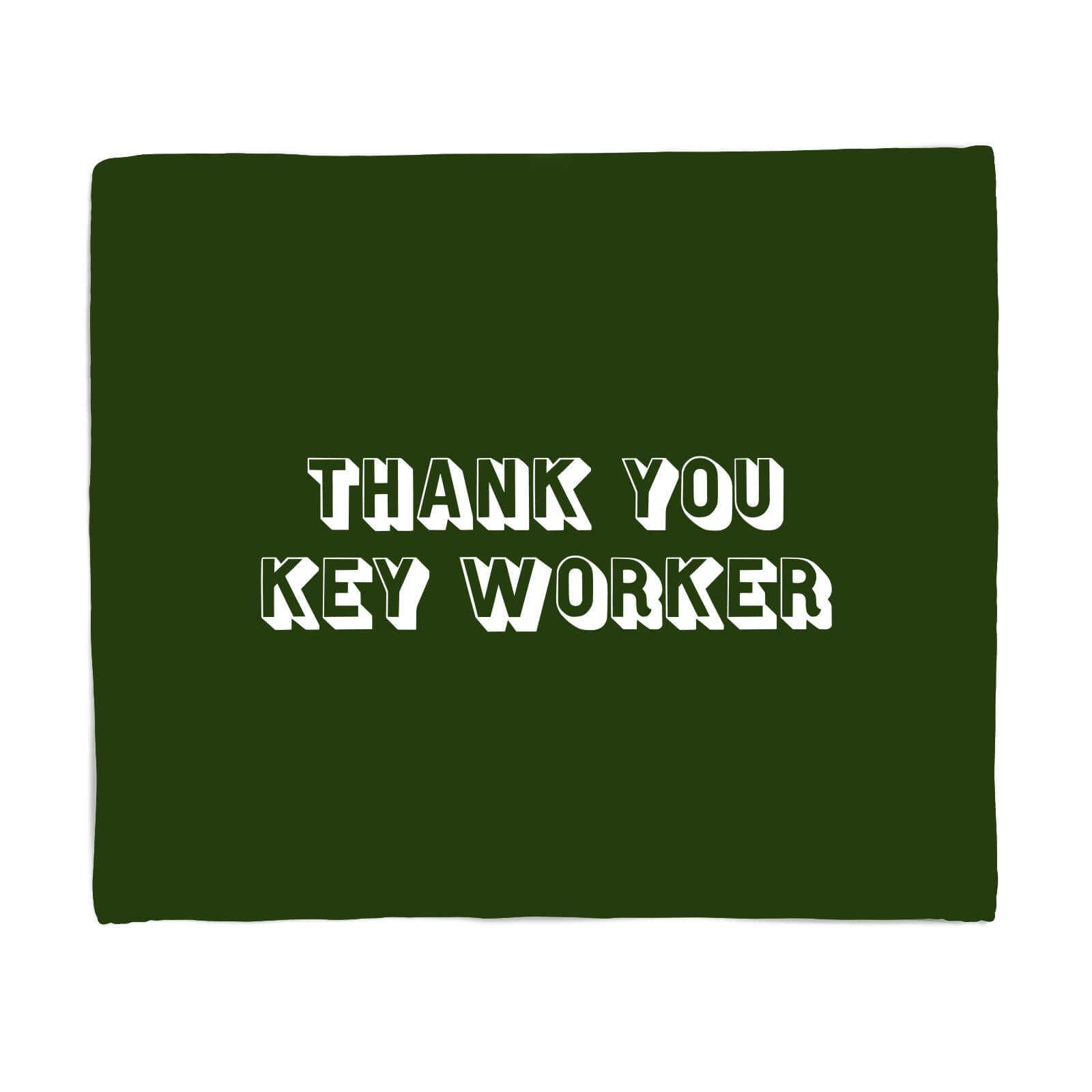 Thank You Key Worker Fleece Blanket