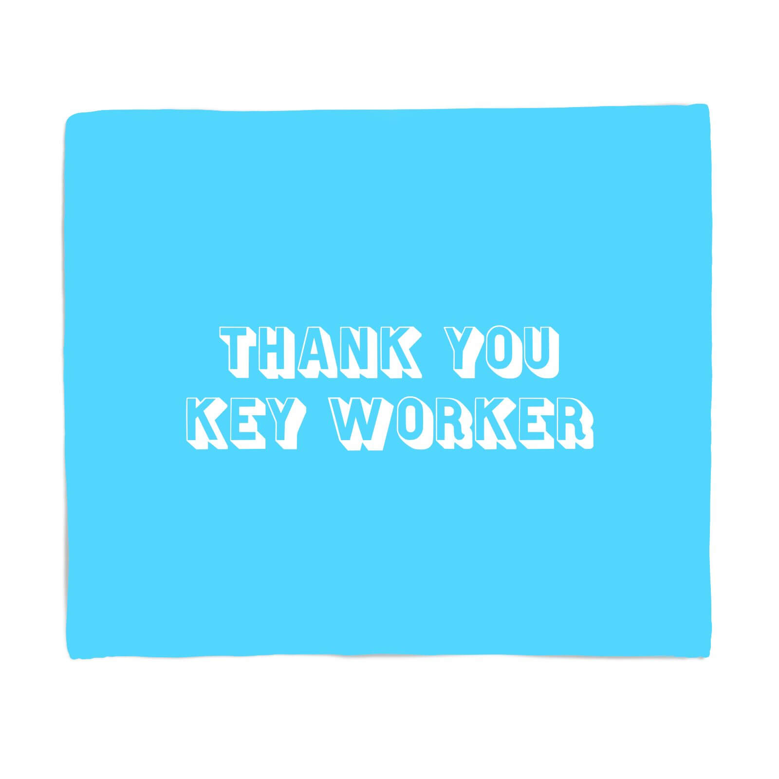 Thank You Key Worker Fleece Blanket