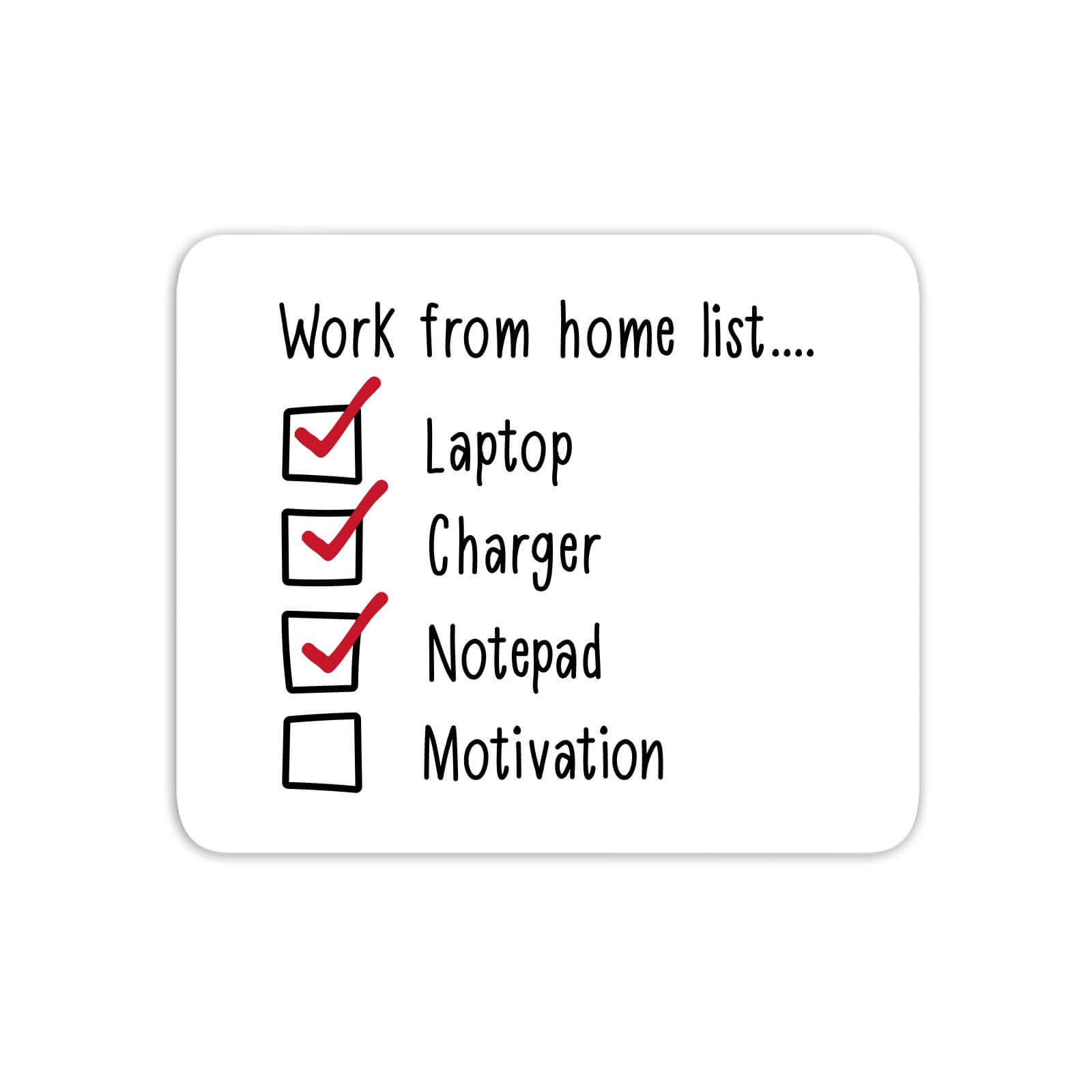 Lacking Motivation Mouse Mat