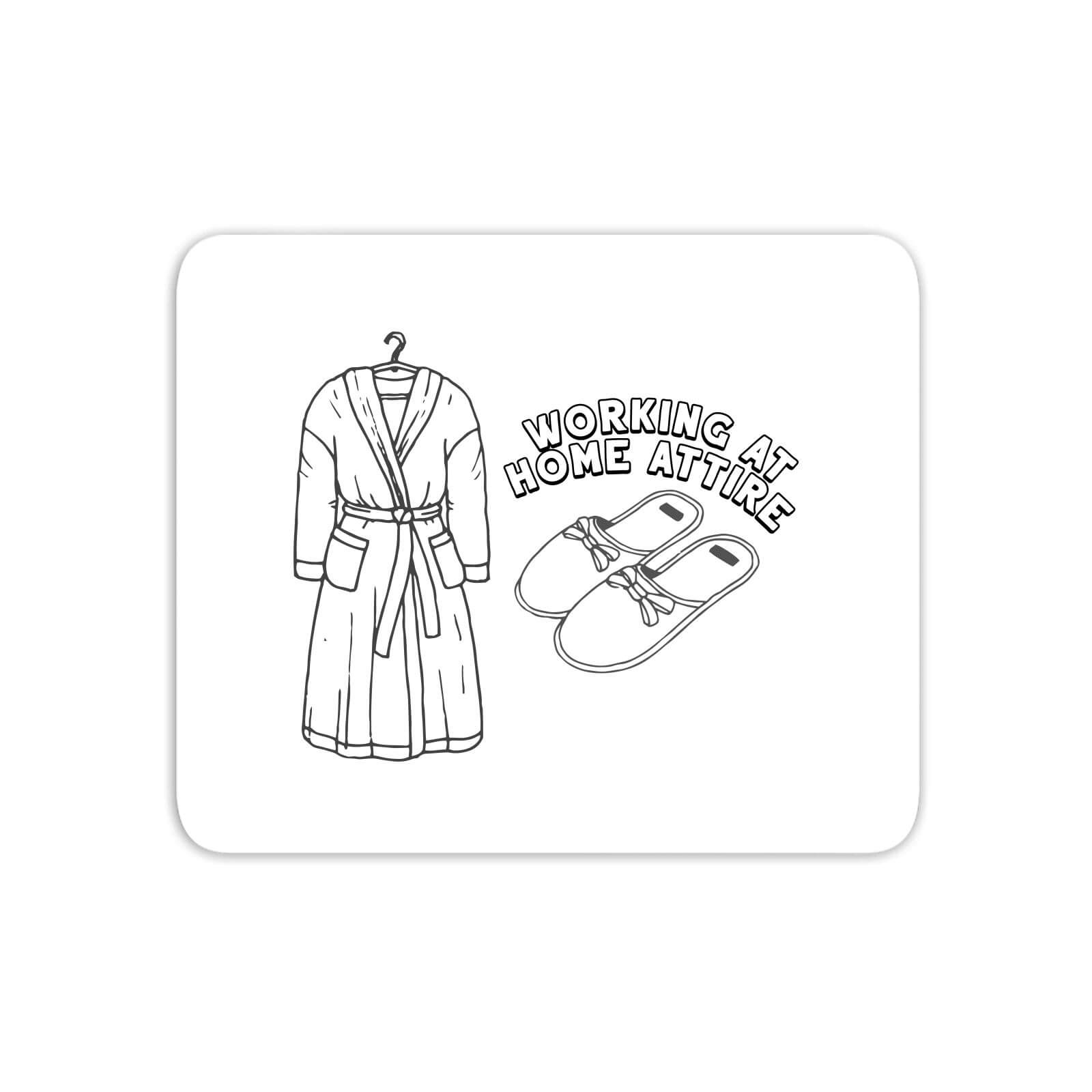 Working At Home Attire Mouse Mat