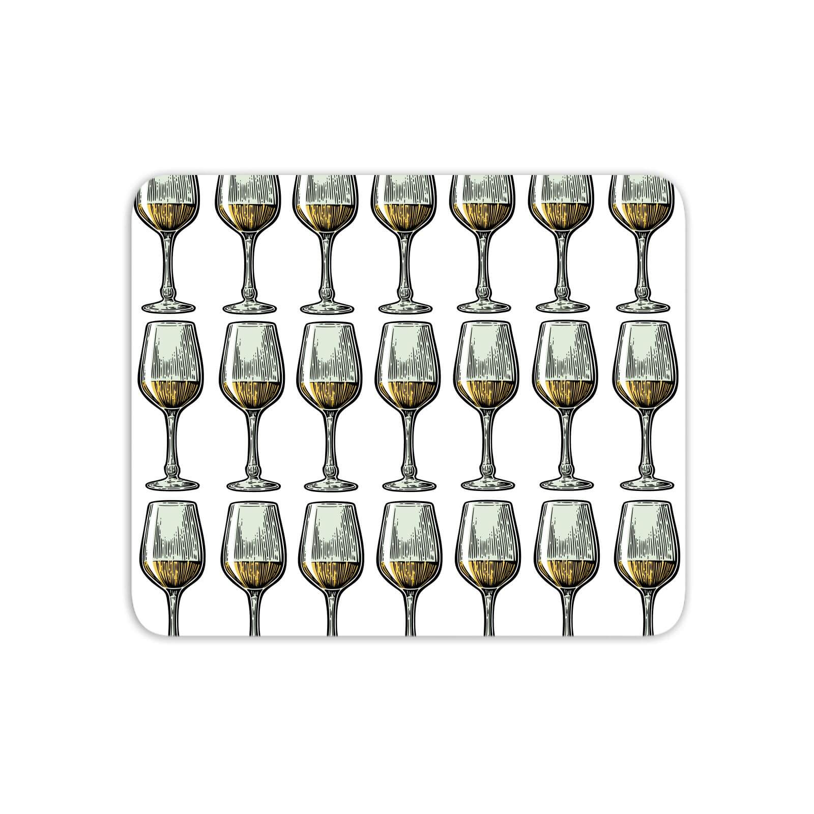 White Wine Mouse Mat