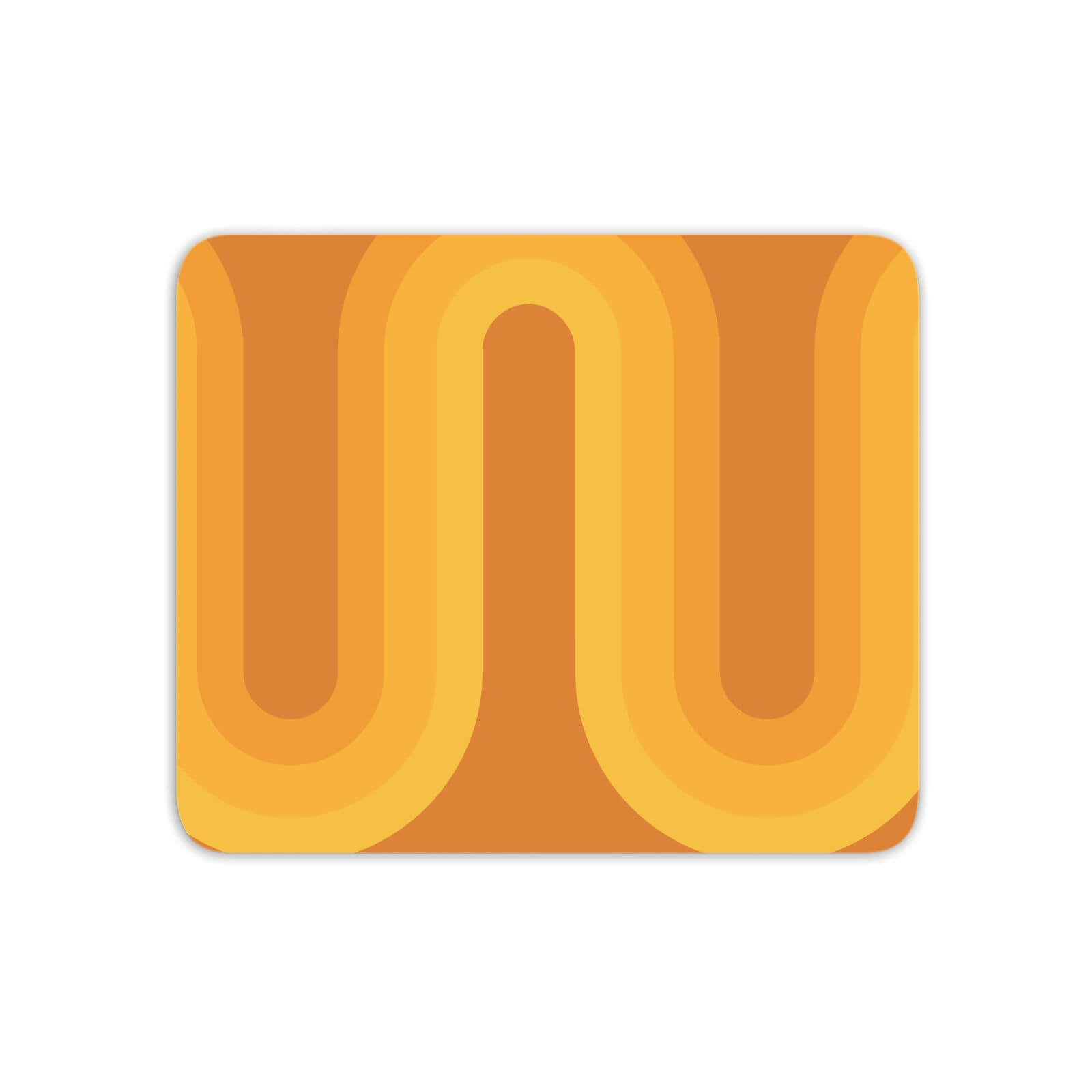 Yellow Groove Mouse Mat