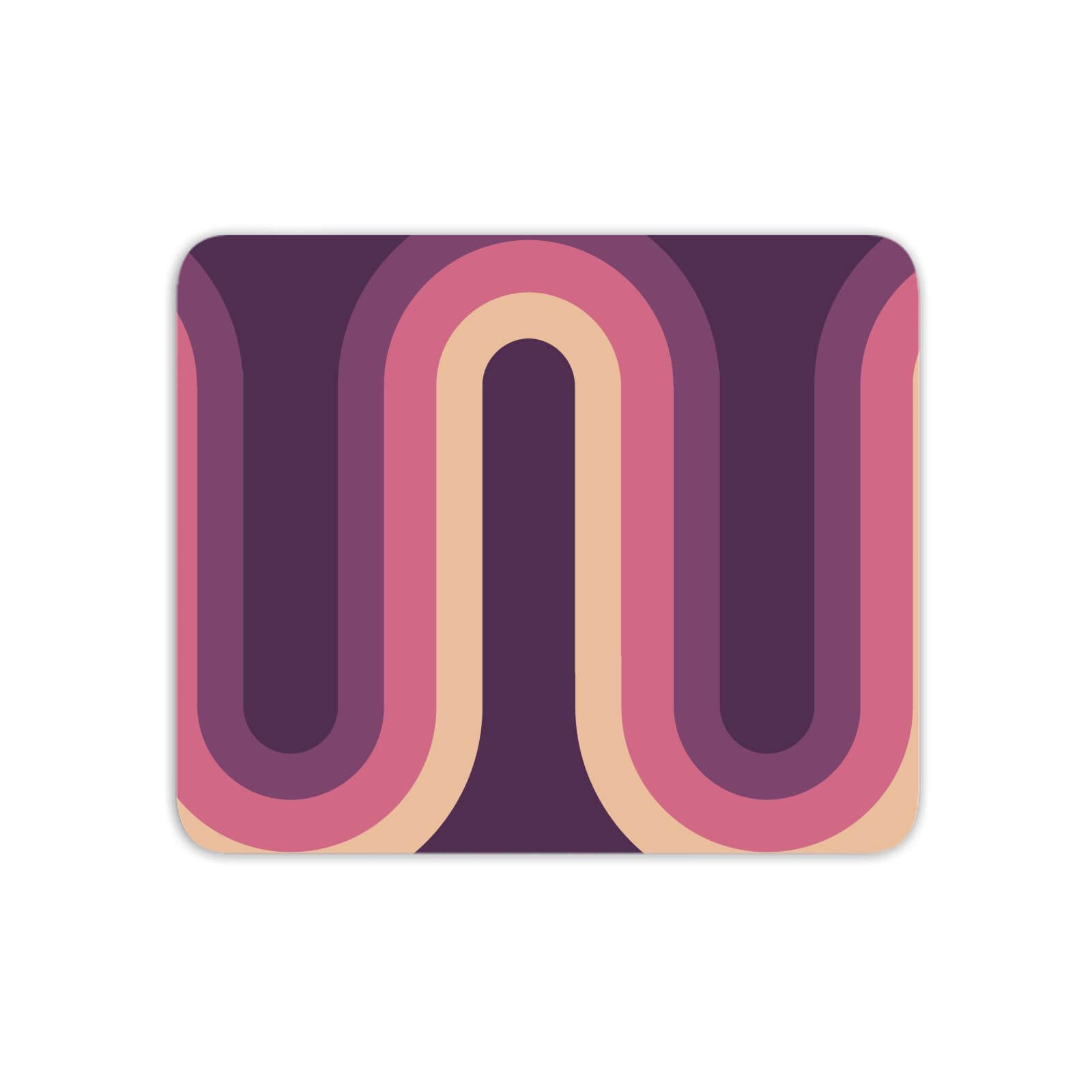 Purple Groove Mouse Mat