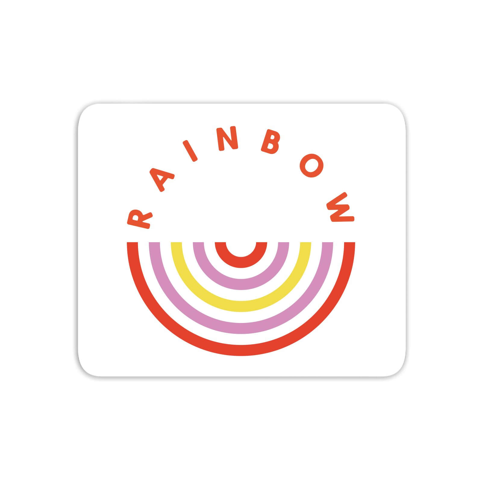 Upside Down Rainbow Mouse Mat