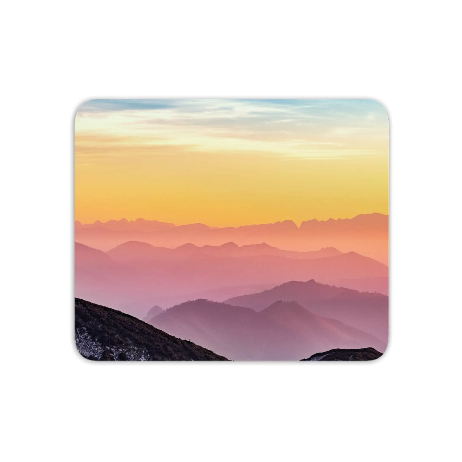 Rainbow Horizon Mouse Mat