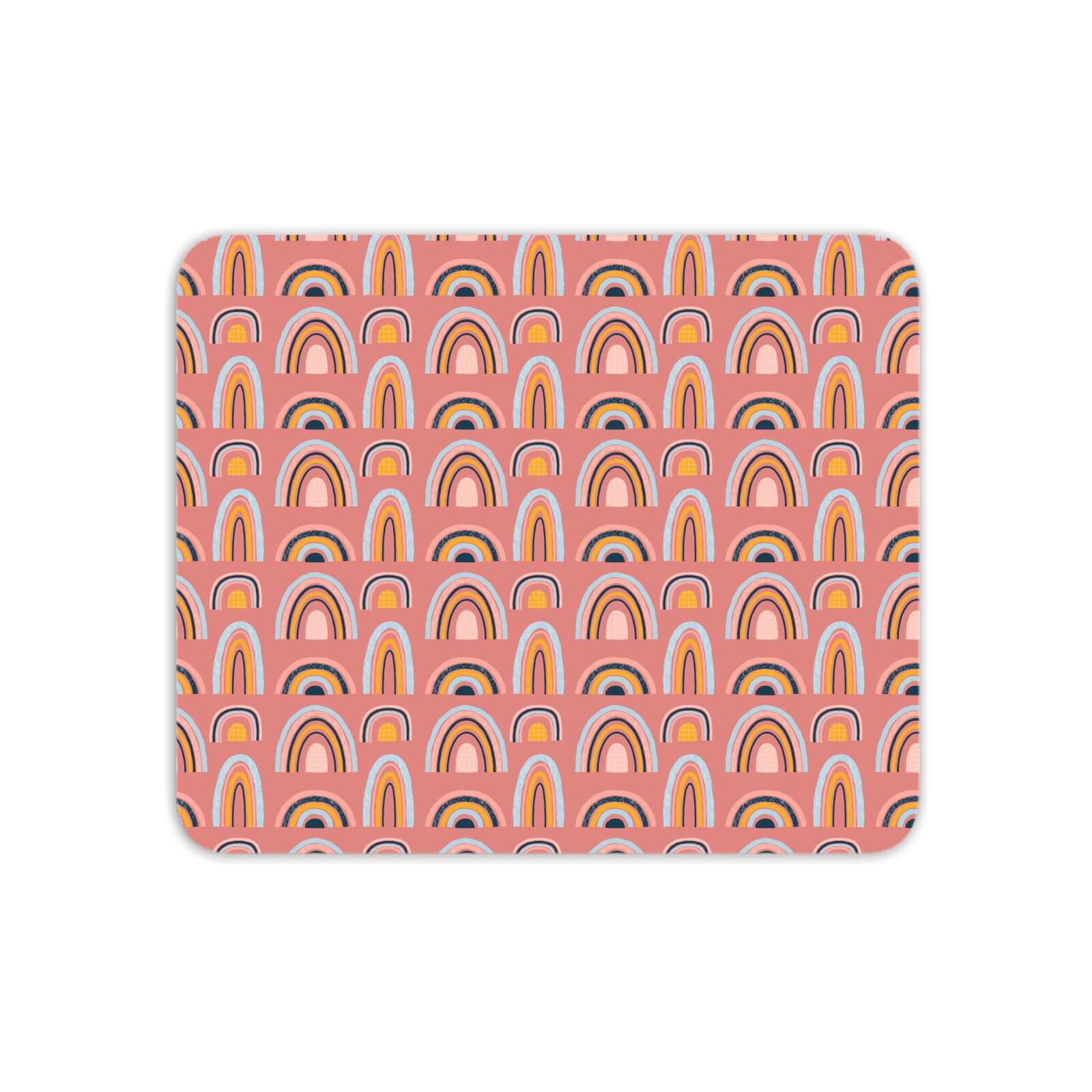Rainbow Pink Mouse Mat