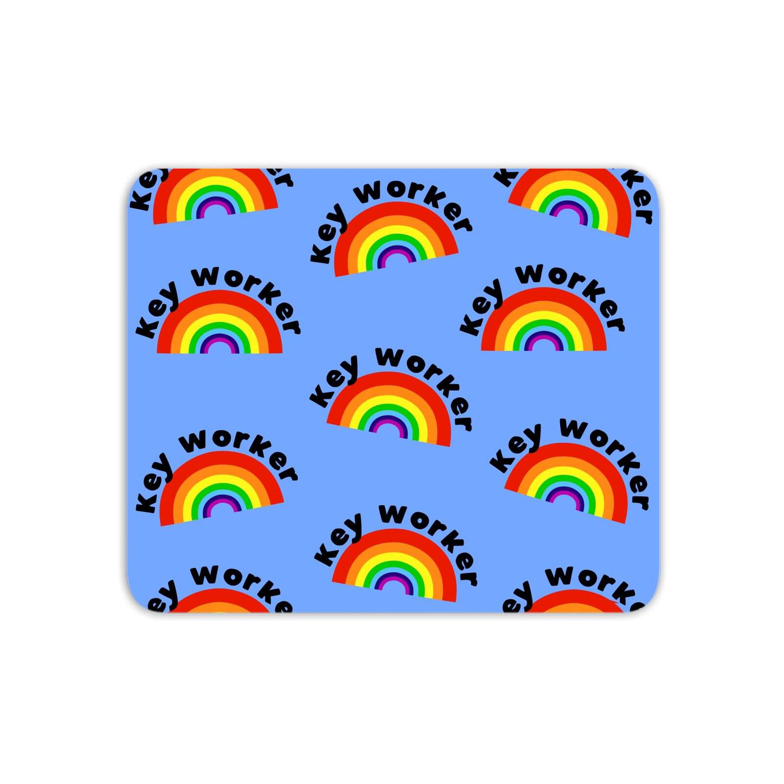 Key Worker Rainbow Mouse Mat