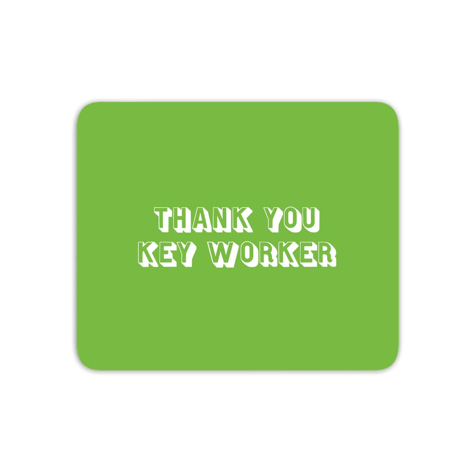 Thank You Key Worker Mouse Mat