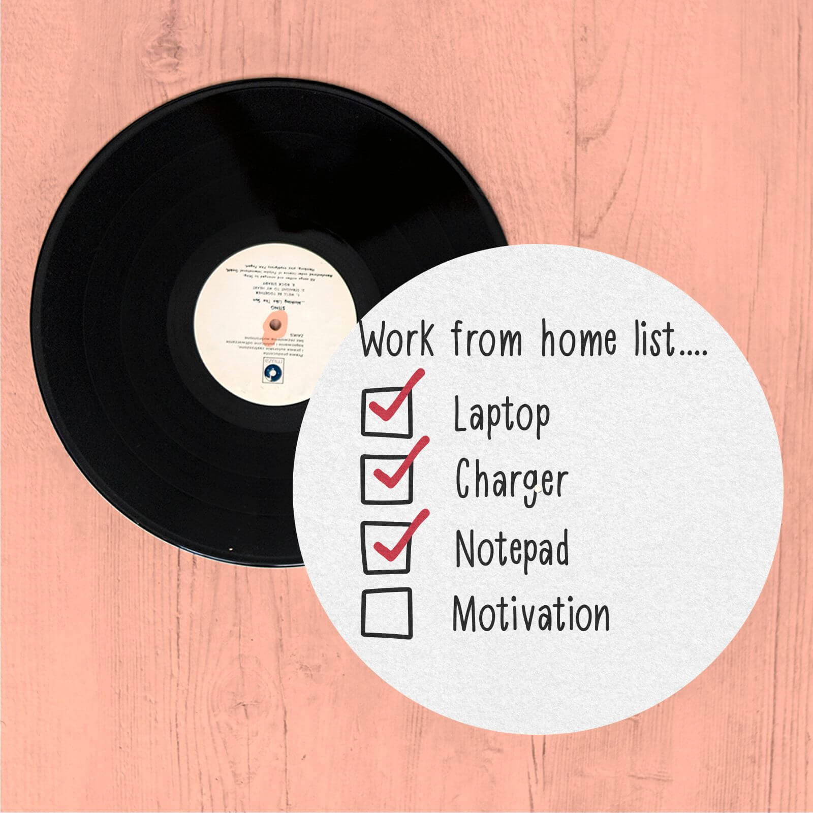 Lacking Motivation Slip Mat