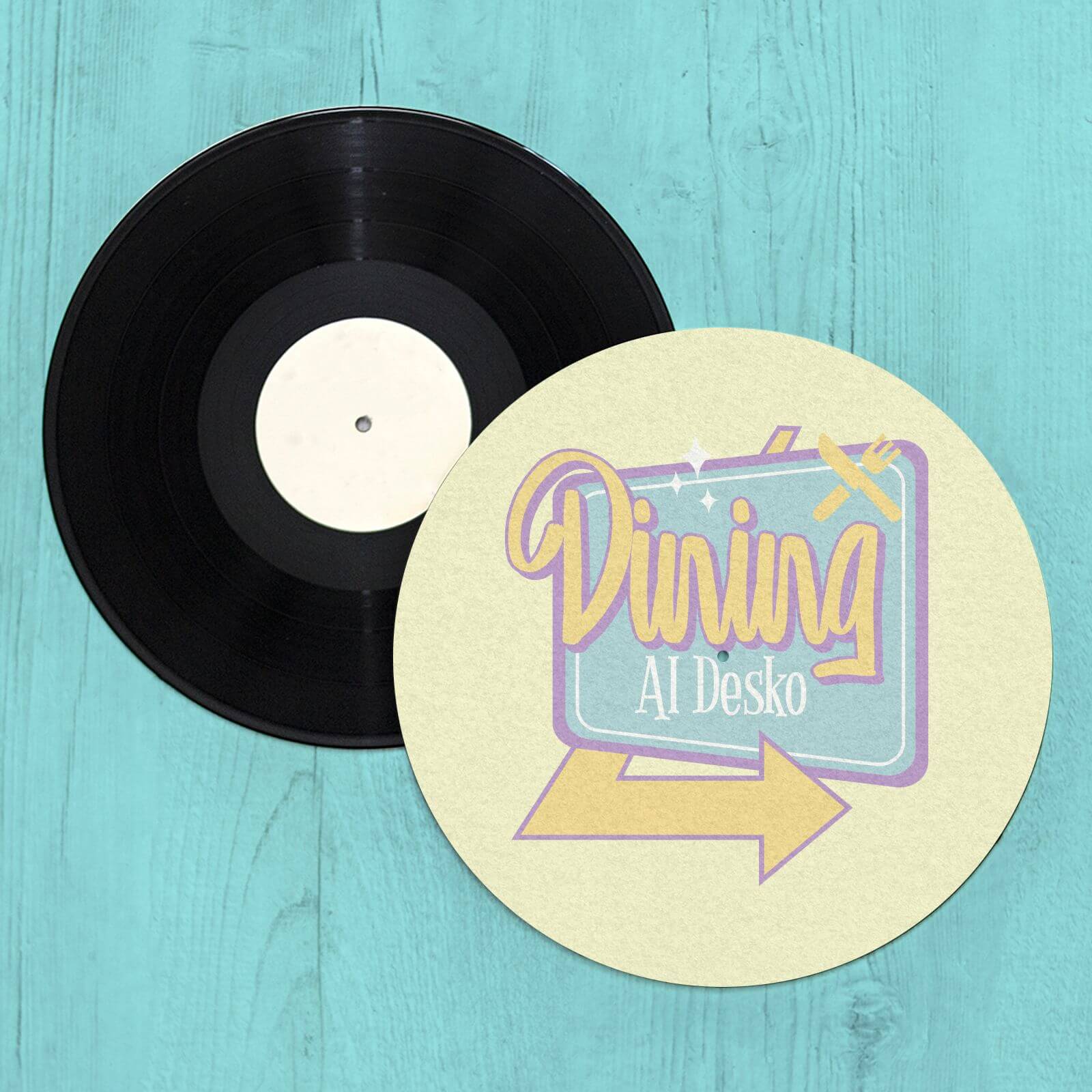 Dining Al Desko 60s Slip Mat