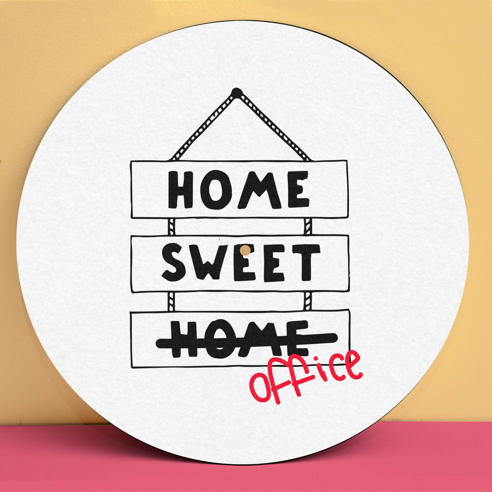 Home Sweet Office Slip Mat