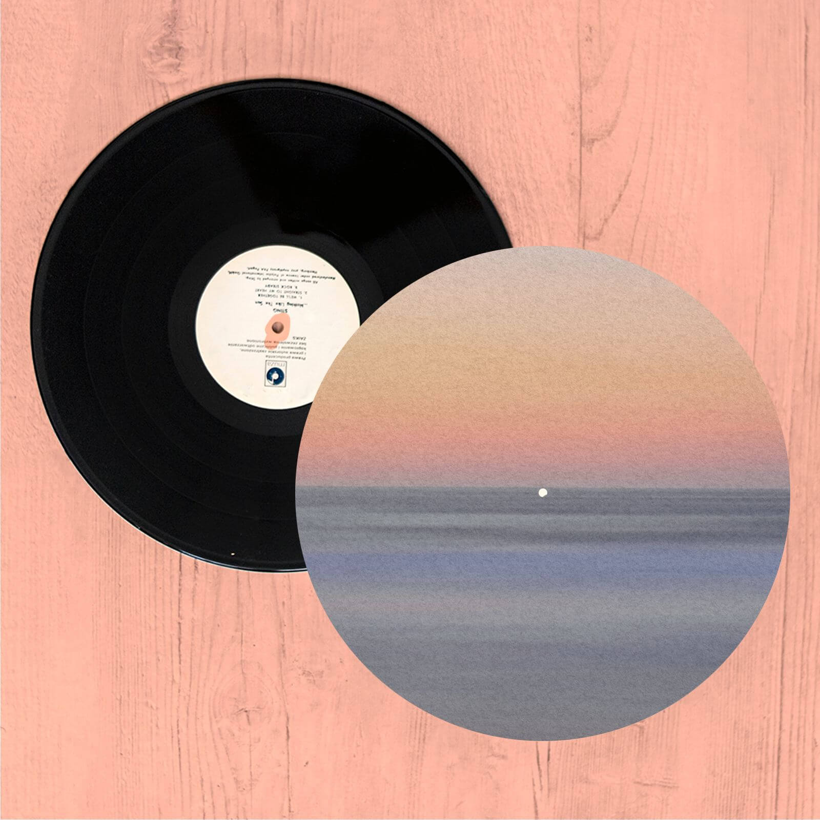 Sunset Orange Blue Slip Mat