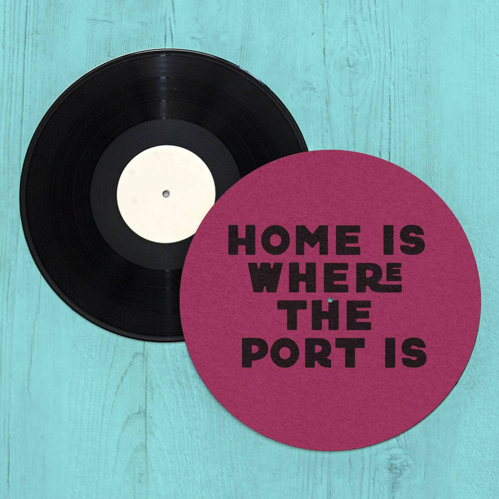Home Is Where The Port Is Slip Mat