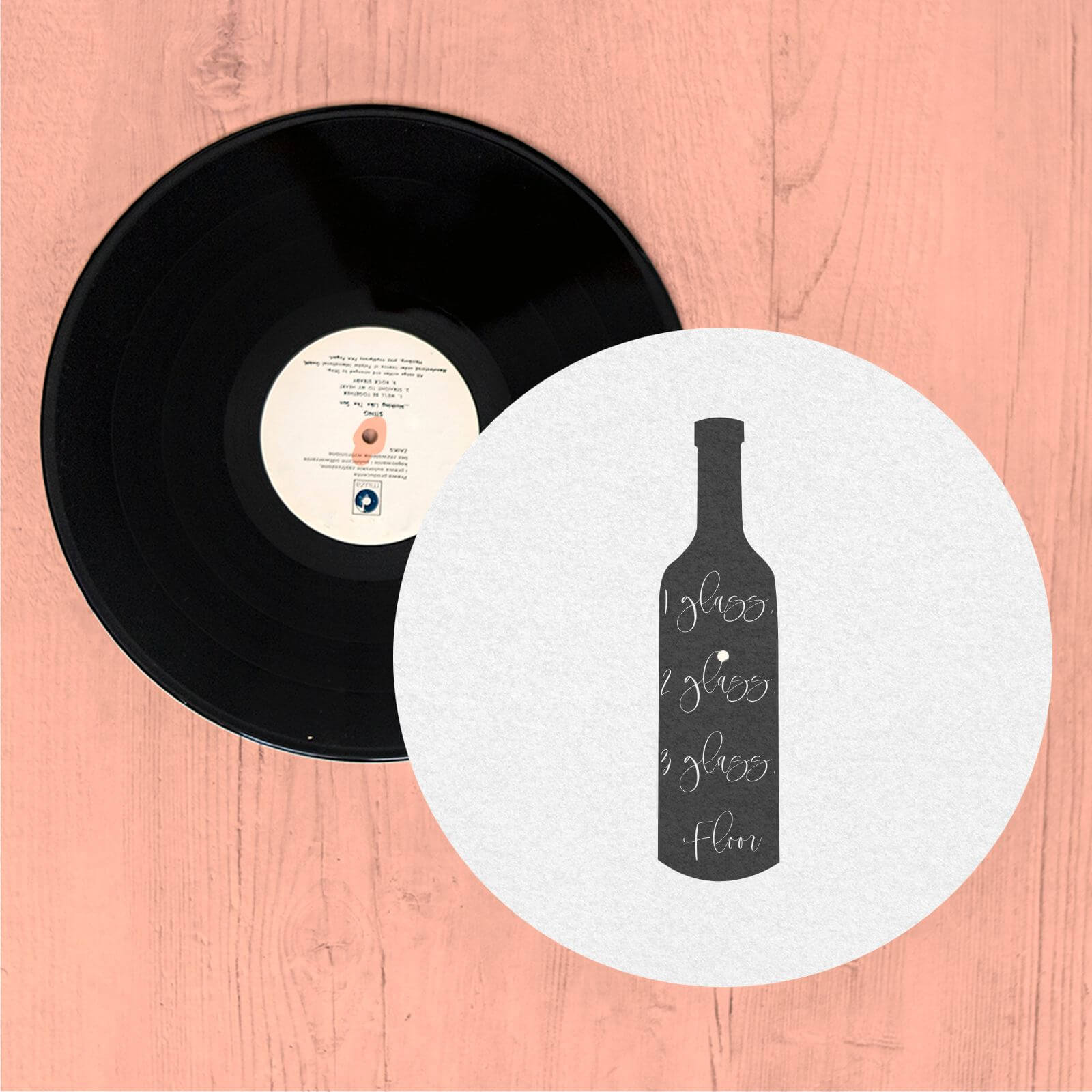1 Glass, 2 Glass, 3 Glass, Floor. Slip Mat