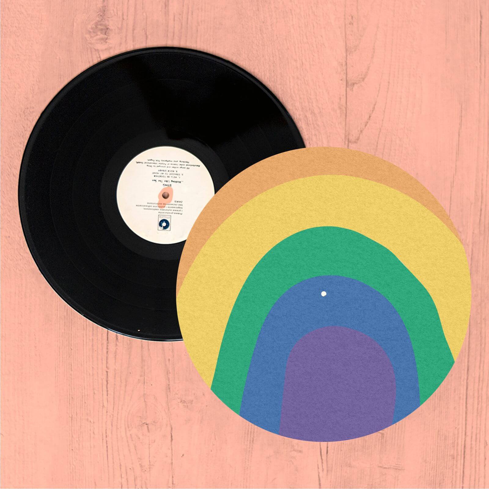 Close Up Rainbow Slip Mat