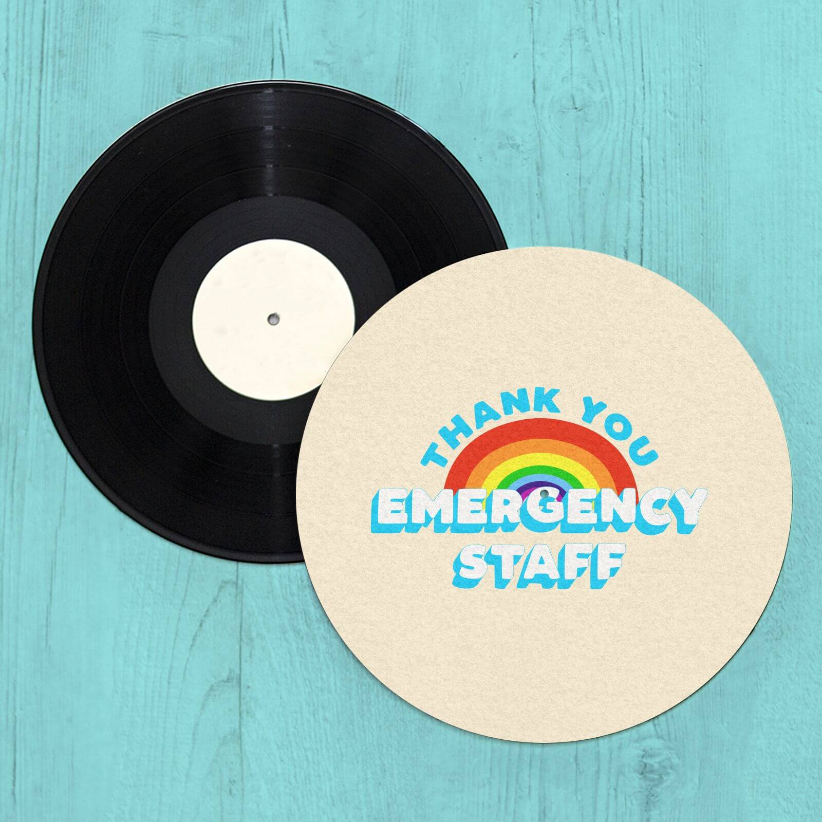 Thank You Emergency Staff Slip Mat