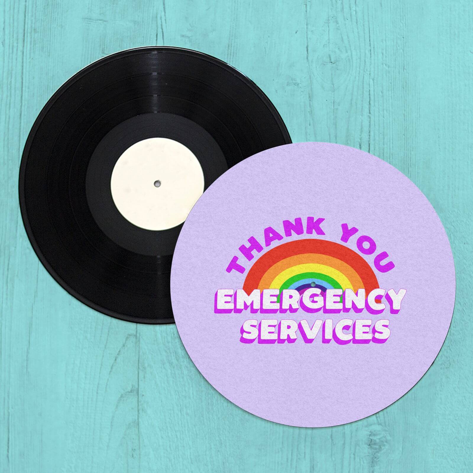 Thank You Emergency Services Slip Mat