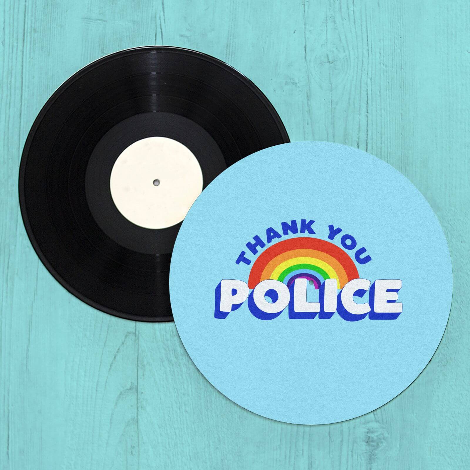 Thank You Police Slip Mat