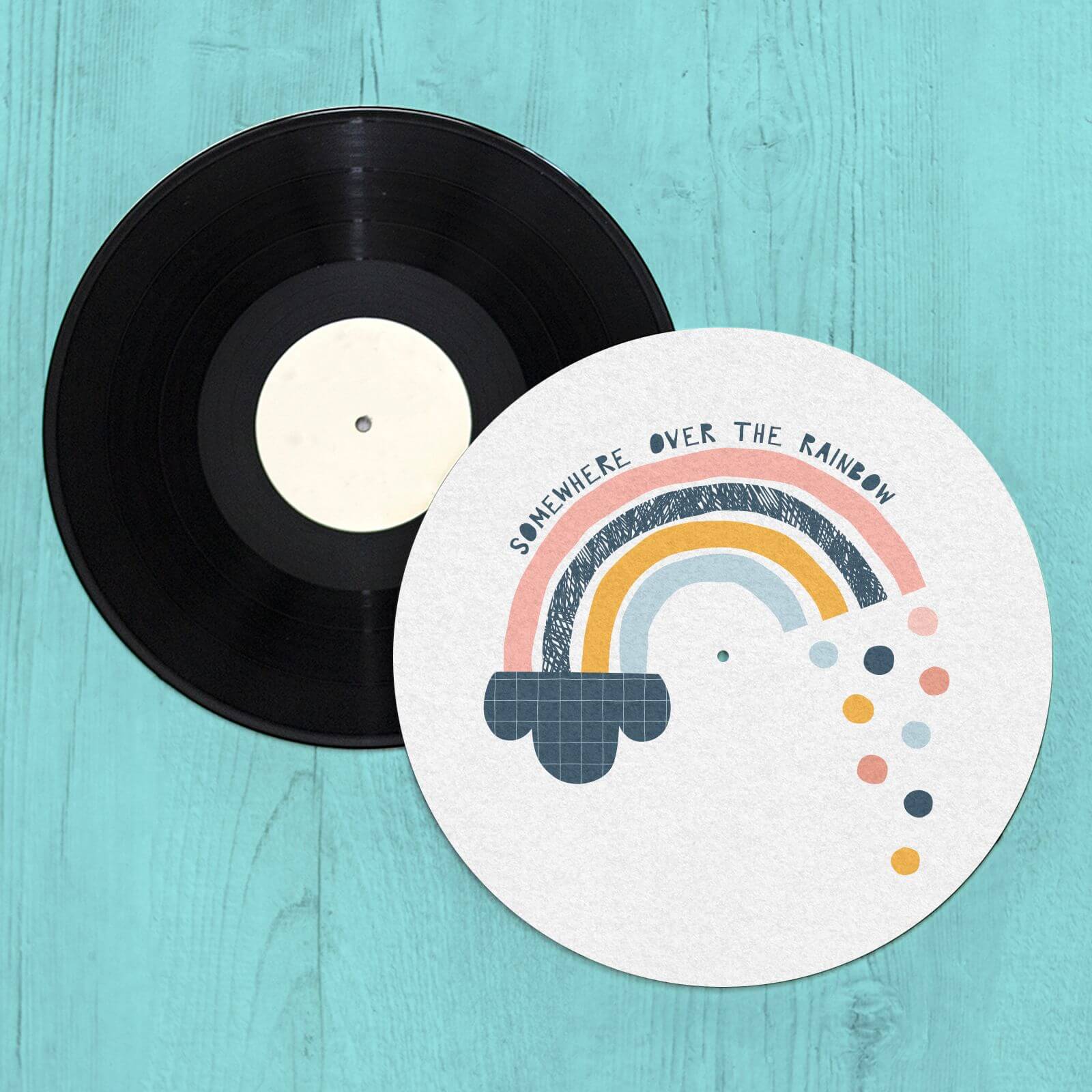 Somewhere Over The Rainbow Slip Mat