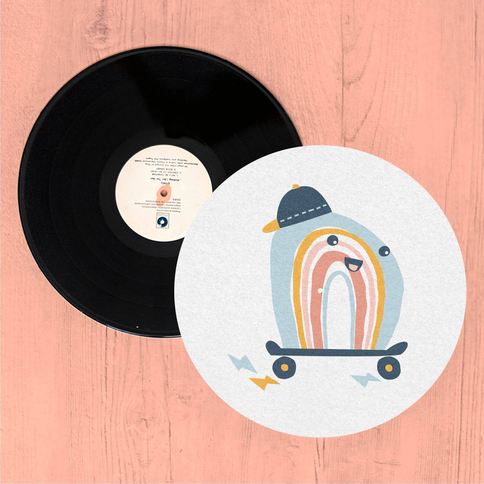 Skating Rainbow Slip Mat