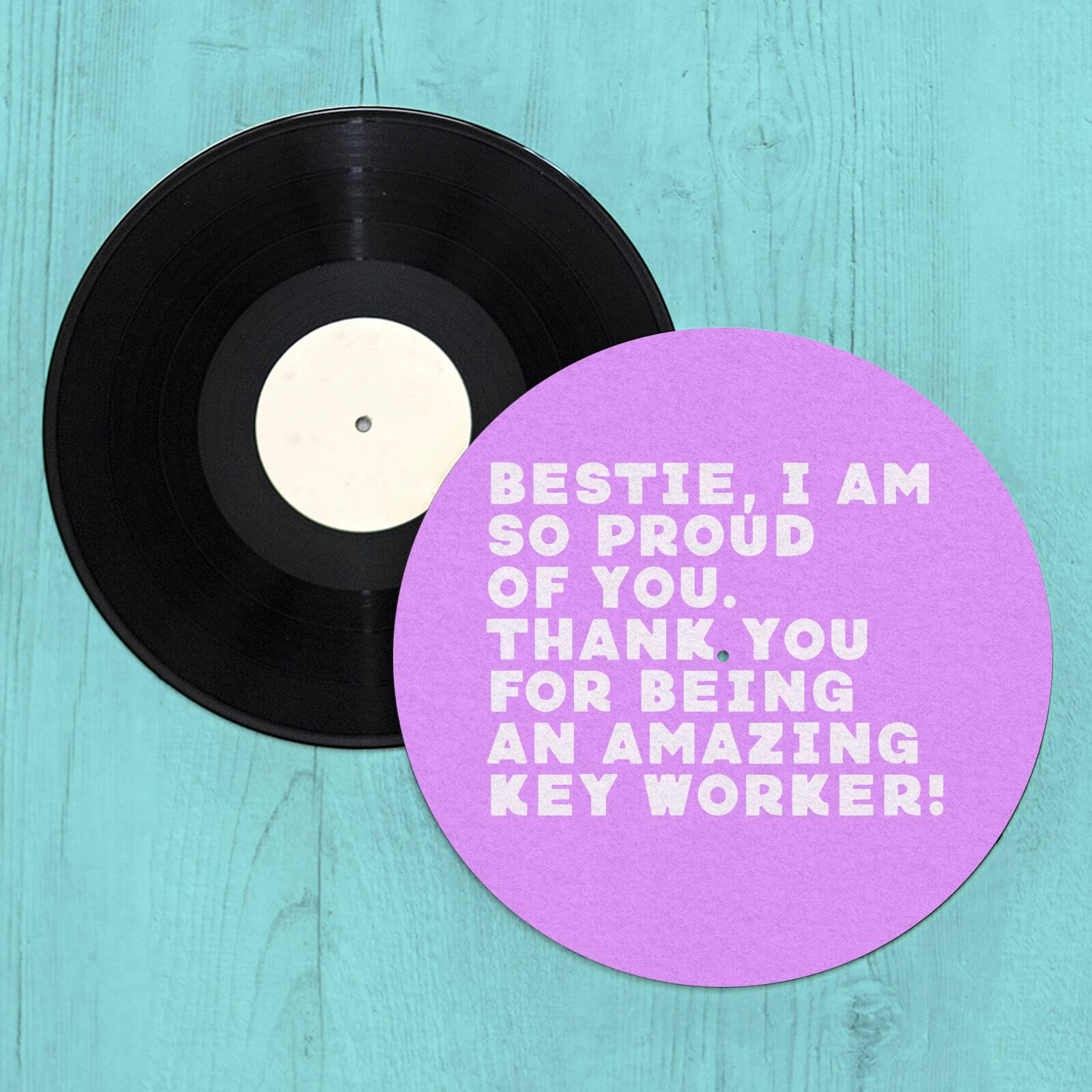 Bestie, I Am So Proud Of You Slip Mat