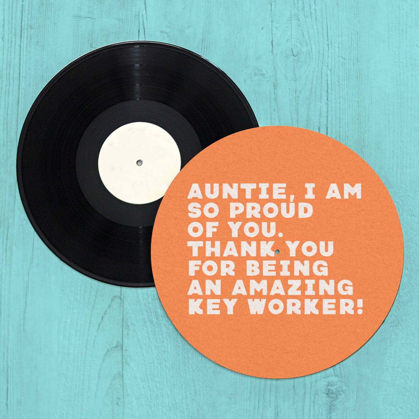 Auntie, I Am So Proud Of You. Slip Mat