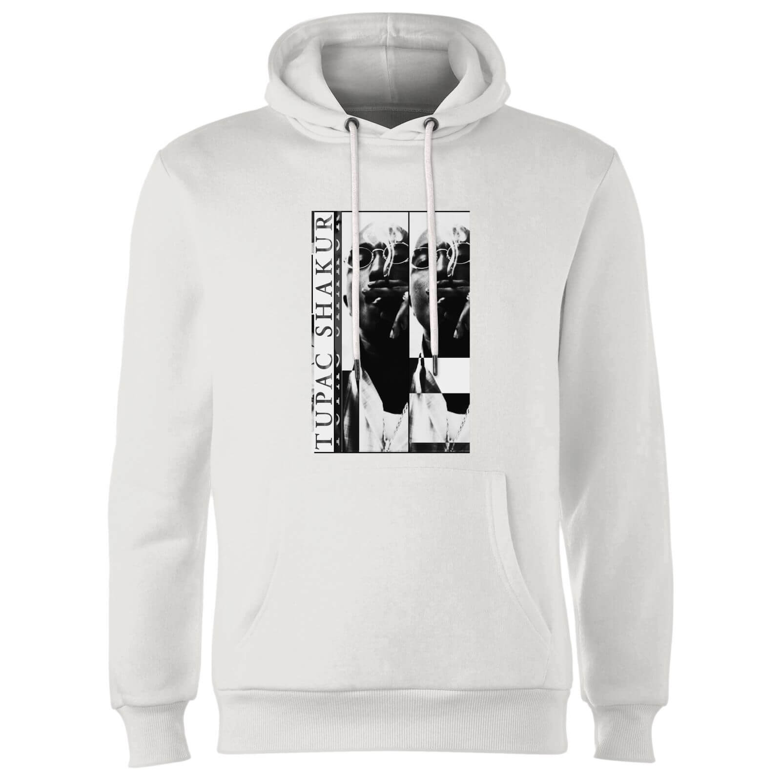 

Felpa con cappuccio Tupac Smoking - Bianco - XL