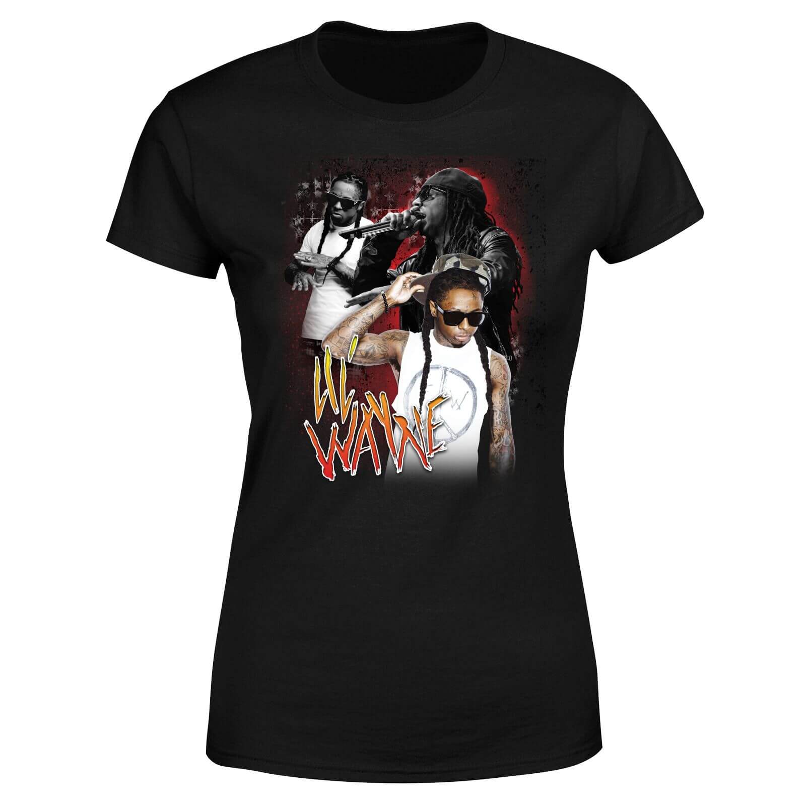 T-shirt Lil Wayne - Noir - Femme - S