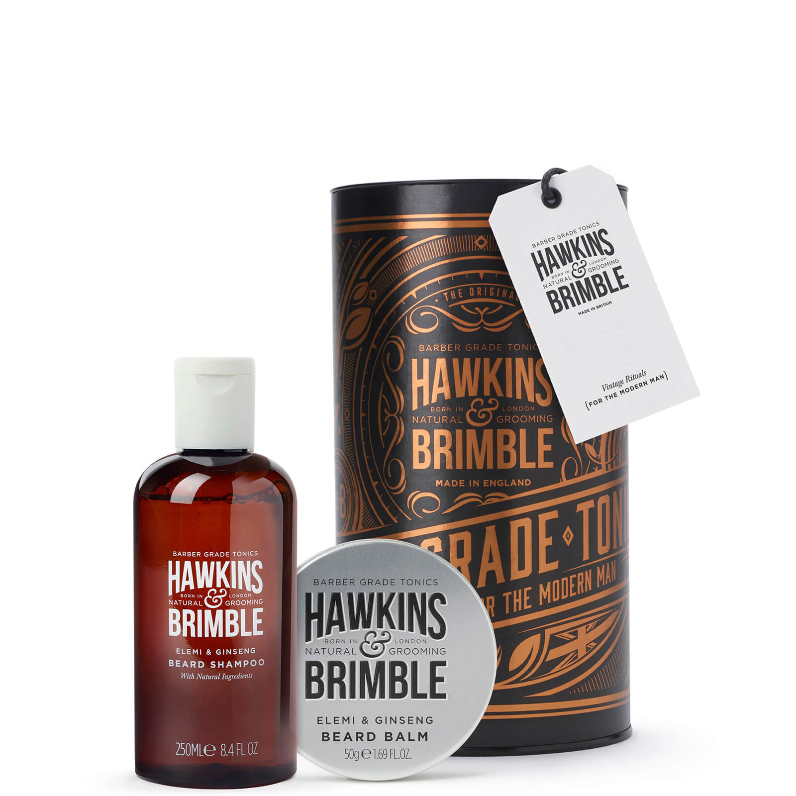 

Hawkins & Brimble Beard Gift Set Copper