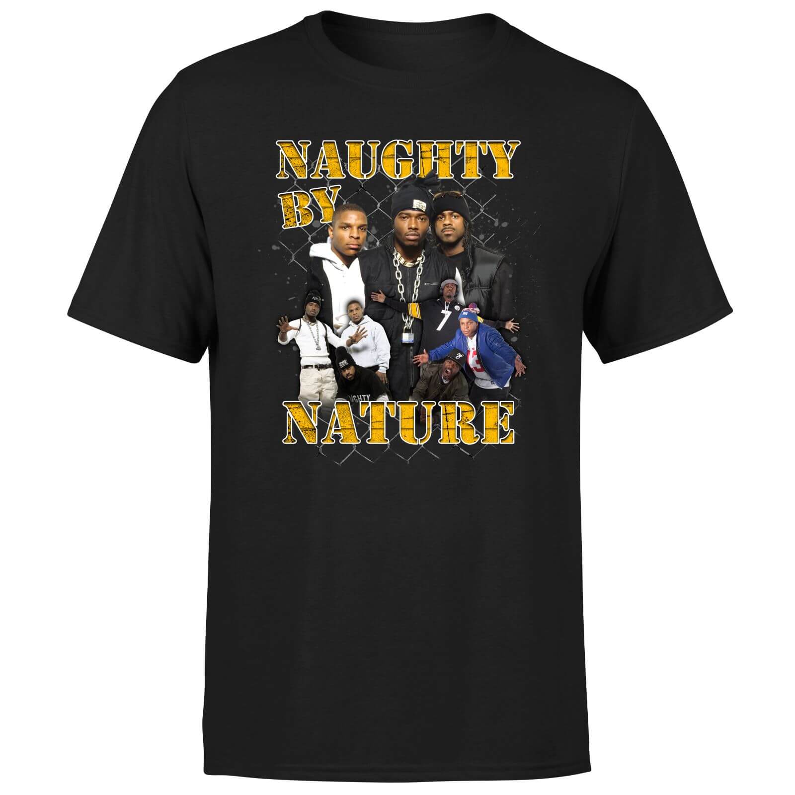 Naughty By Nature Men's T-Shirt - Black - M