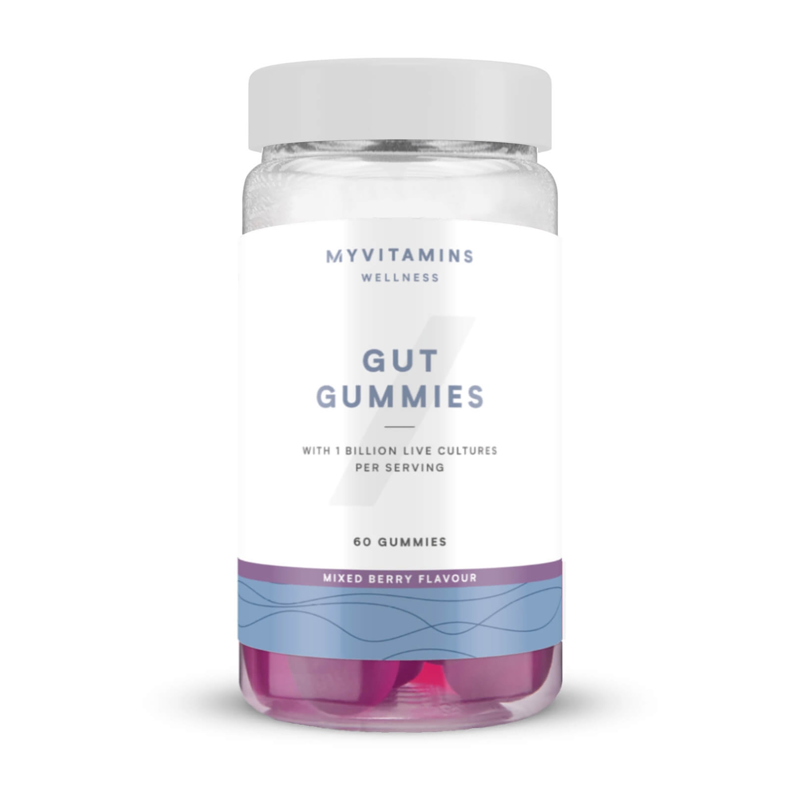 myvitamins UK Myvitamins Gut Gummies - 60gummies - Mixed Berry