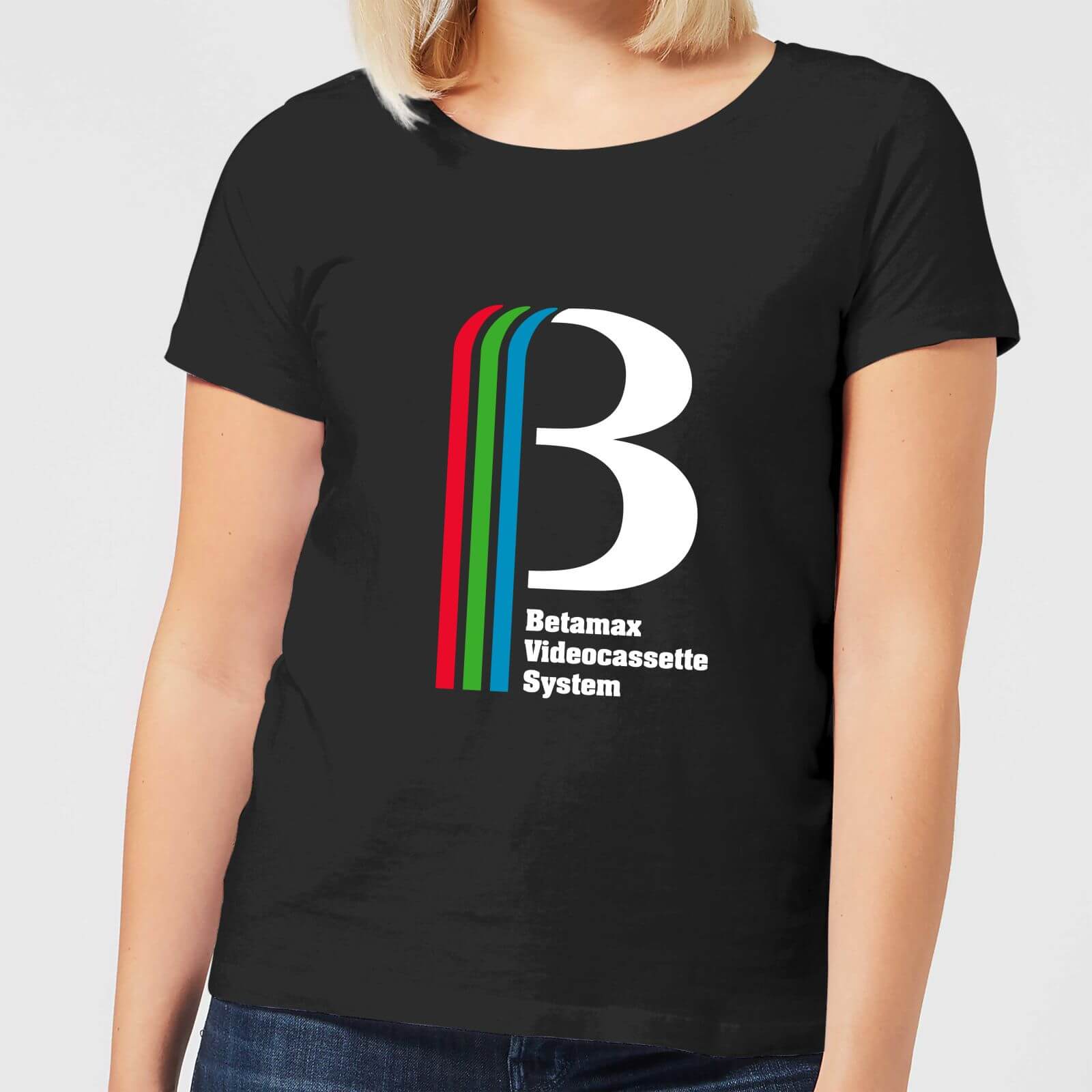 Betamax Logo Women's T-Shirt - Black - S