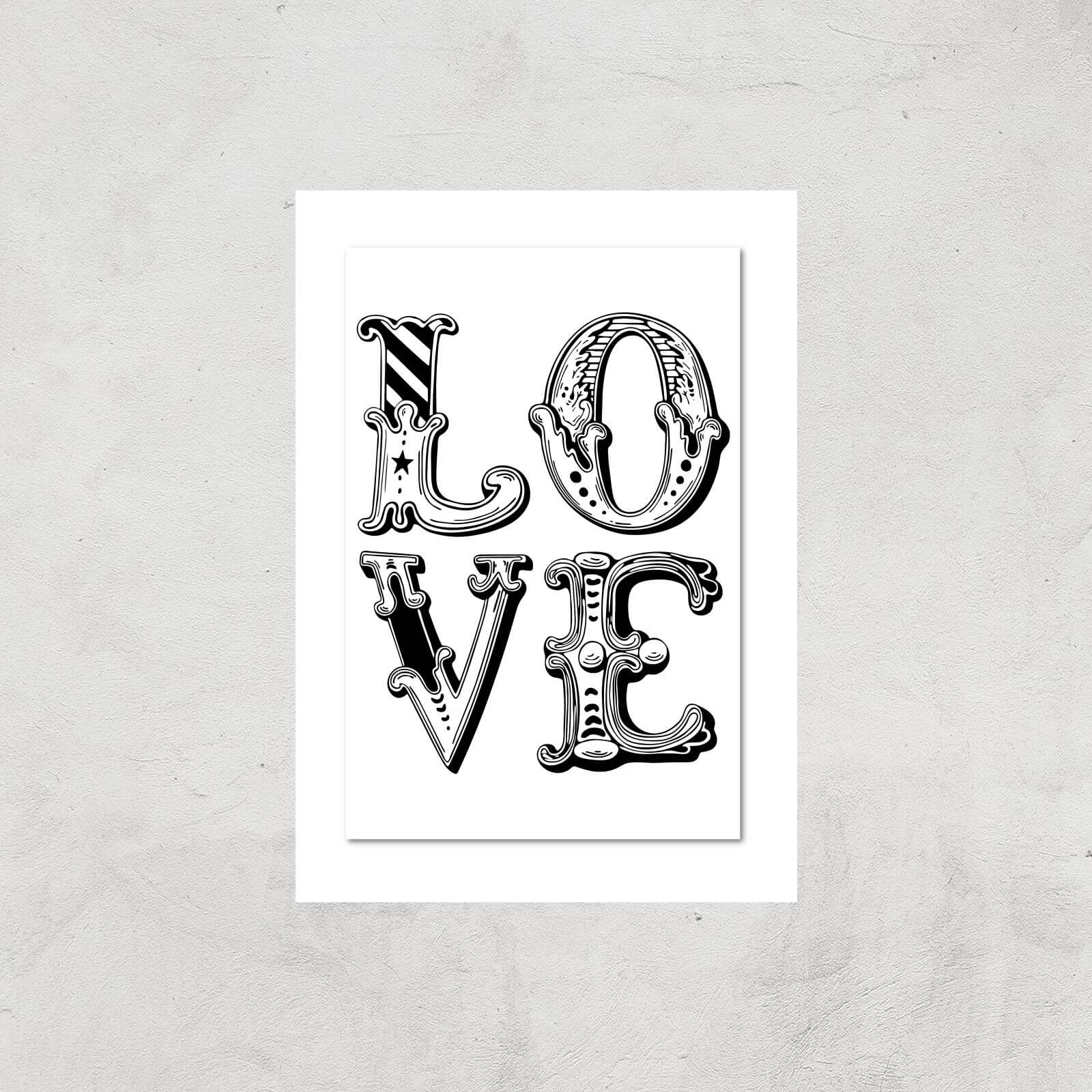 The Motivated Type Love CARNIVAL Giclee Art Print - A3 - Print Only