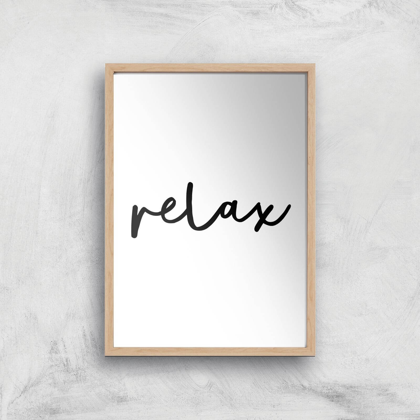 The Motivated Type Relax Giclee Art Print - A2 - Wooden Frame