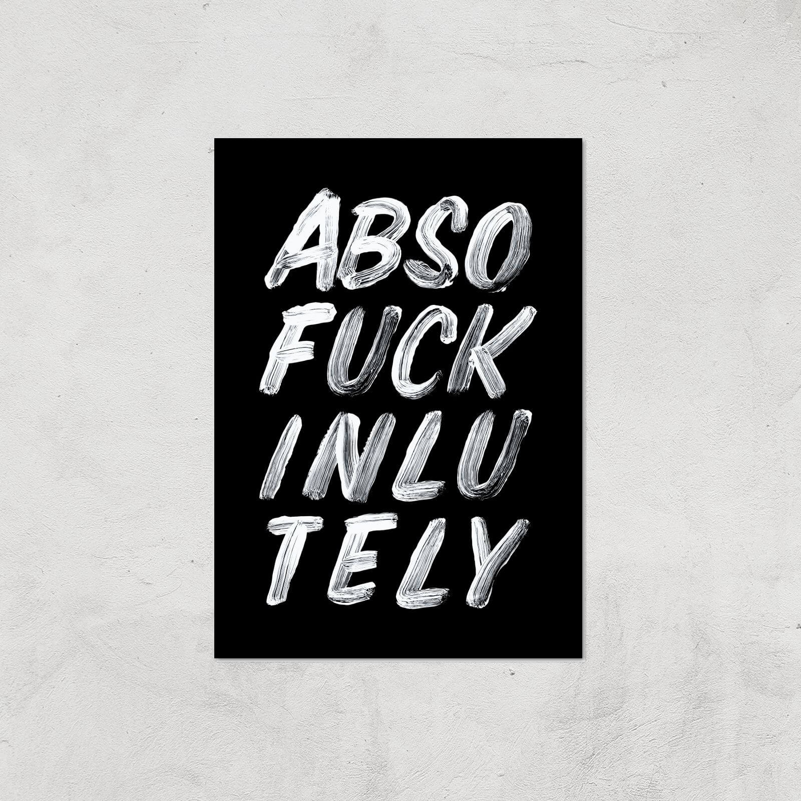 The Motivated Type Absolutely Giclee Art Print - A4 - Print Only