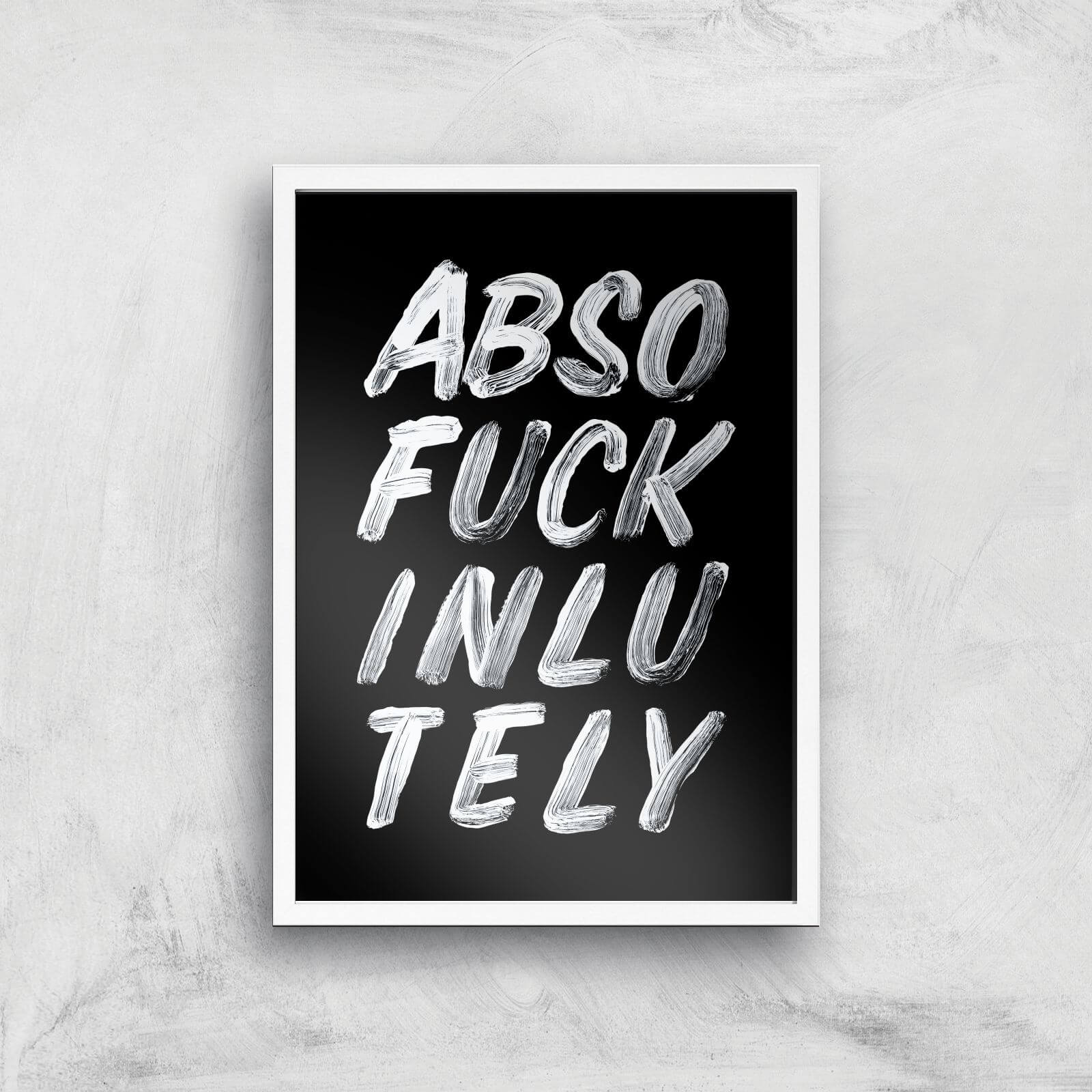 The Motivated Type Absolutely Giclee Art Print - A2 - White Frame