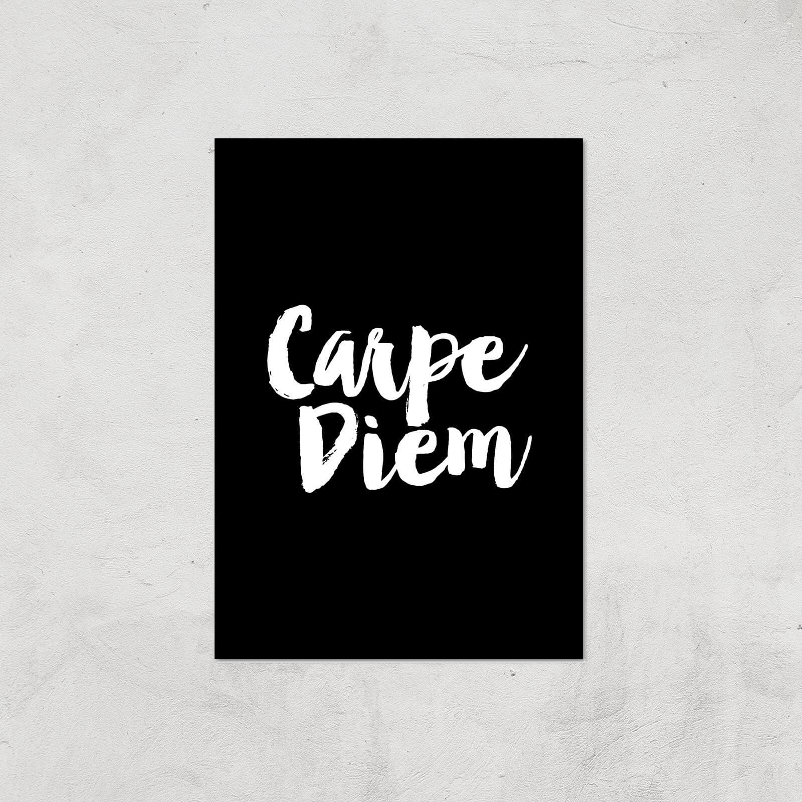 The Motivated Type Carpe Diem Giclee Art Print - A2 - Print Only