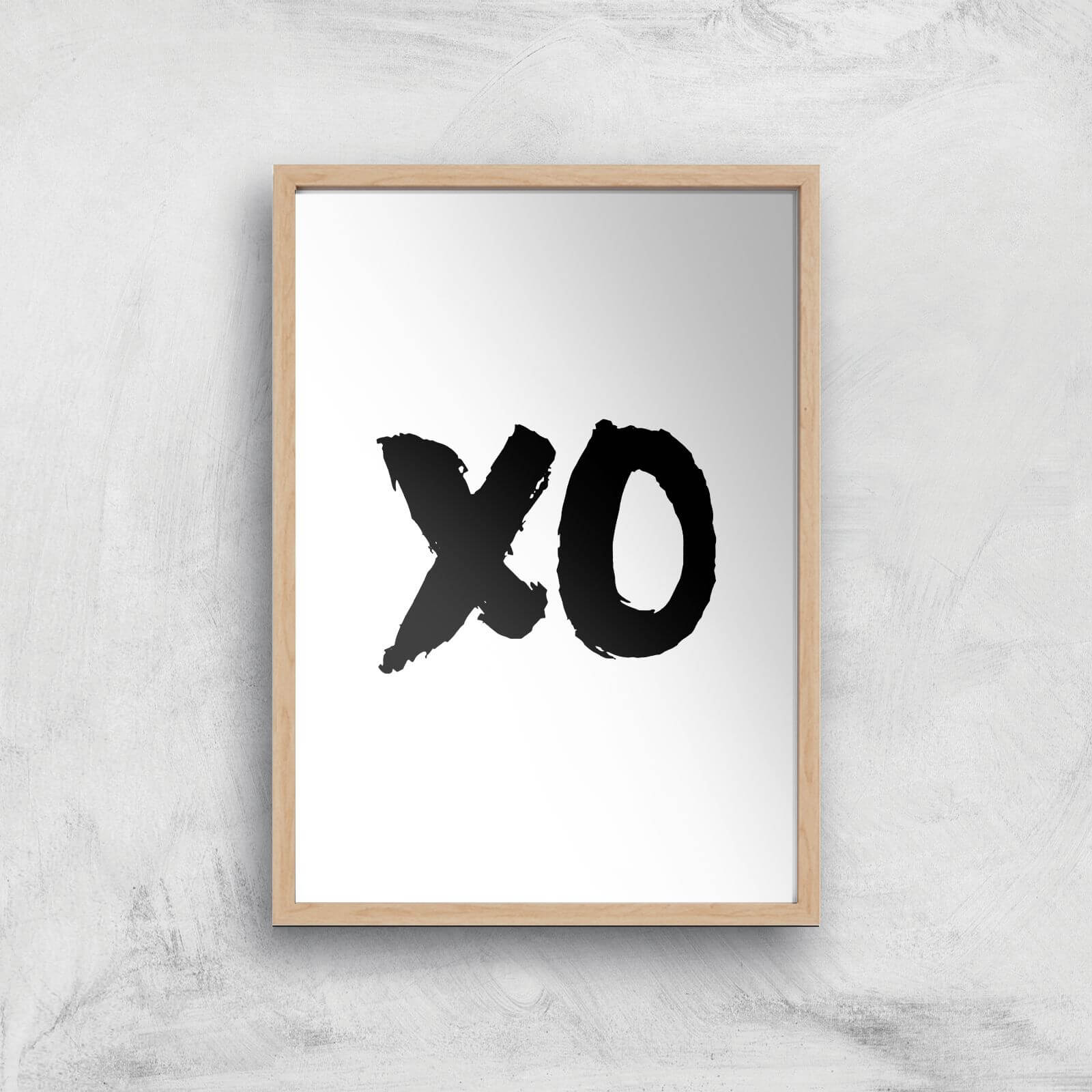 The Motivated Type XO Giclee Art Print - A3 - Wooden Frame