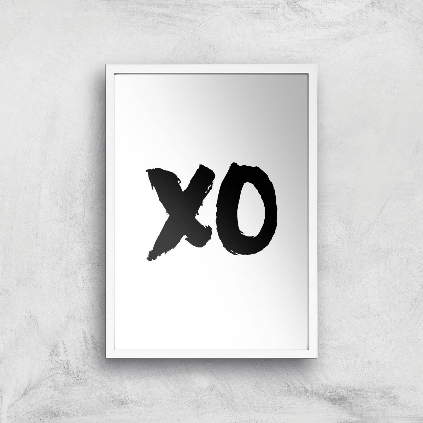 The Motivated Type XO Giclee Art Print - A2 - White Frame